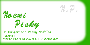 noemi pisky business card